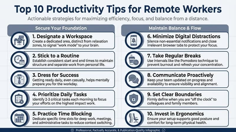 List / Tips infographic example